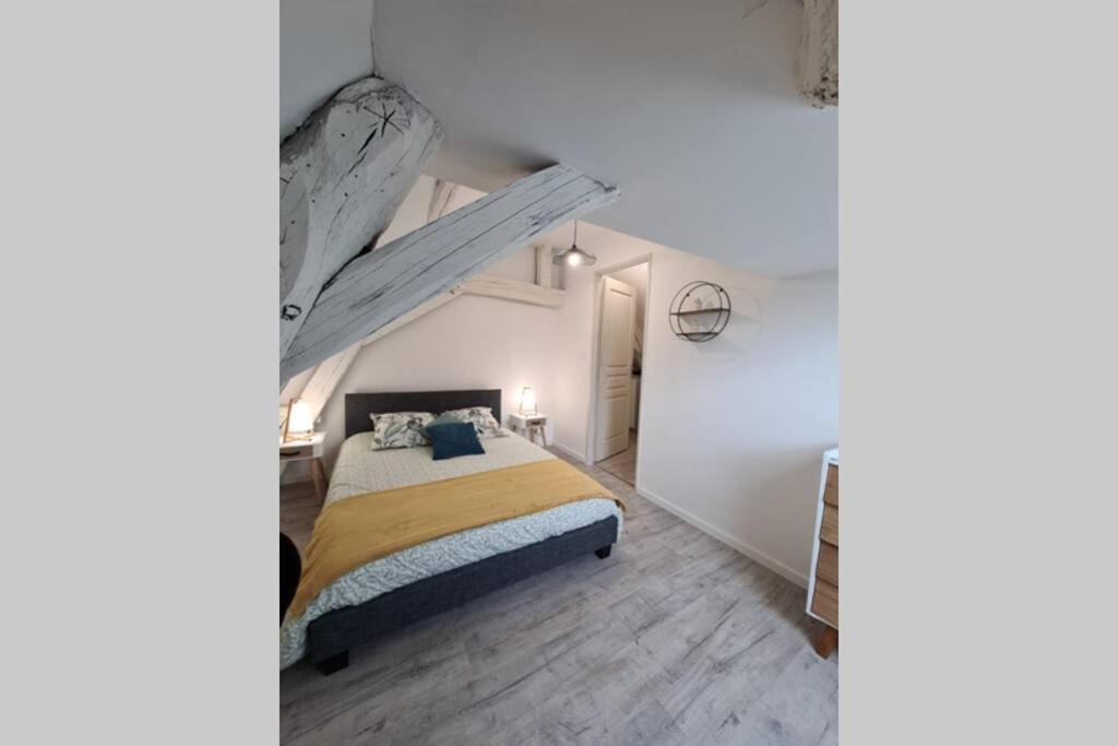 Centre Ville 3 Pieces Envoutant Sous Combles 40M² Joigny Zewnętrze zdjęcie