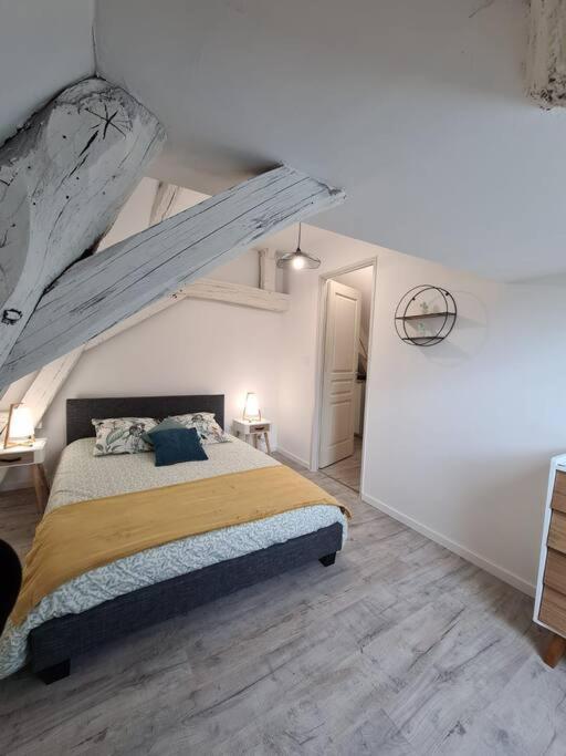 Centre Ville 3 Pieces Envoutant Sous Combles 40M² Joigny Zewnętrze zdjęcie